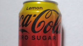 Lemon Coca Cola Zero Sugar Review!