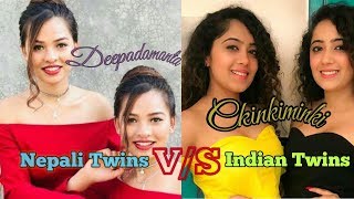 Nepali Twins V/S Indian Twins Battle Compilation Tik Tok Musically