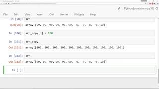 Numpy - Numpy Array Indexing - 2 - Data Analysis with python