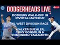 DodgerHeads Live: Dodgers walk-off win key for NL West, Tony Gonsolin & Walker Buehler in October