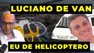 MARCELO VIP CHEGA DE HELICOPTERO E LUCIANO HUCK DE VAN