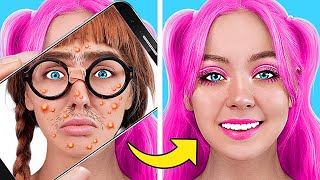 Extreme MAKEOVER From Broke Nerd To Popular Girl With TikTok Gadgets and DIY Hacks by La La Love