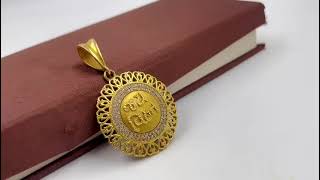 1 GRAM GOLD JAY VIHAT PENDANT FOR MEN DESIGN A-440