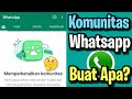 Fitur Komunitas Whatsapp, Apa Fungsinya?