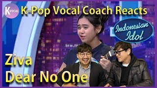 K-pop Vocal Coaches react to Ziva mendapatkan - Dear No One