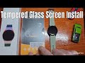 Tempered Glass Screen Protector Install 📱 Supershieldz for Samsung Galaxy Watch 5