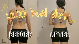 I tried the 1200 kcal diet for a week