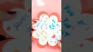 Happy Valentine's Day Card | Diy Greeting Cards For Valentine’s Day 2022 #shorts