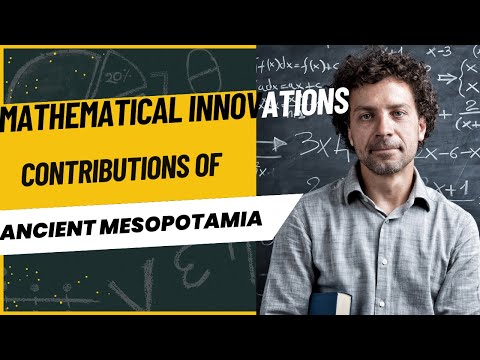 How did Mesopotamia contribute to math?