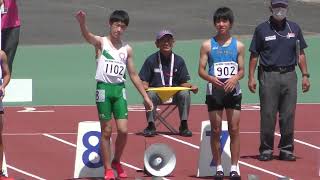 中学1年男子100m 決勝 第51回関東中学陸上 2023.8.8【4KultraHD】