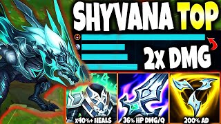 My On-Hit Shyvana Top is not something they CAN HANDLE ~ 36% HP DMG/ Q 🔥 LoL Shyvana s12 Gameplay