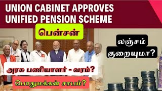 UPS PENSION SCHEME IN TAMIL|அரசு பணியாளர்களுக்கு ஜாக்பாட்| Details in the Description 👇