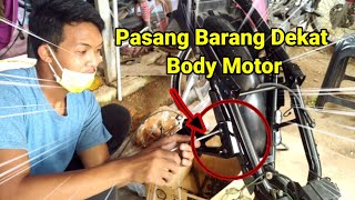 PASANG WAYARING DEKAT BODY MOTOR | RESTORATION | PROJECT HONDA WAVE | PART 8