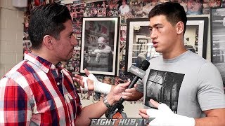 DMITRY BIVOL "BETERBIEV MAKES A GOOD FIGHT, PEOPLE WOULD LOVE TO SEE THIS. I BEAT EVERYONE AT 175"