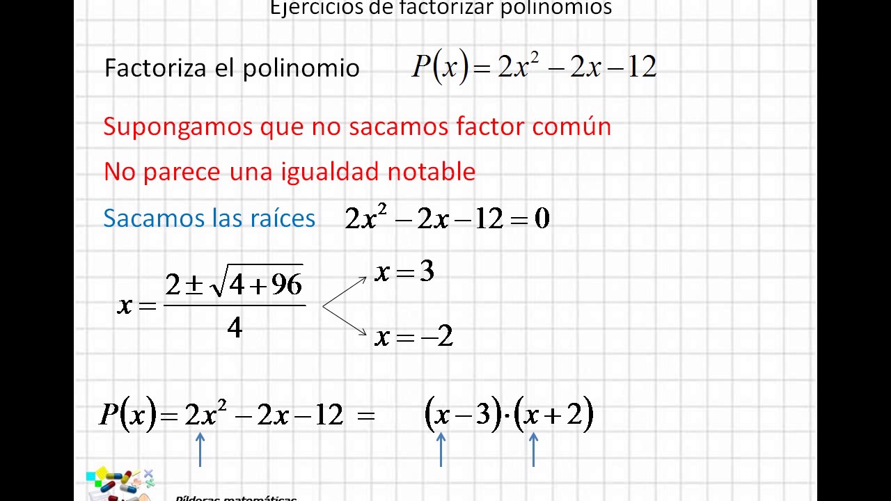 Factorizacion De Polinomios Ejercicios Resueltos Paso A Paso - Prodesma