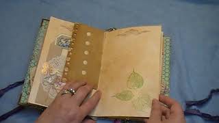 Notes- A Handmade Vintage Botanical Junk Journal
