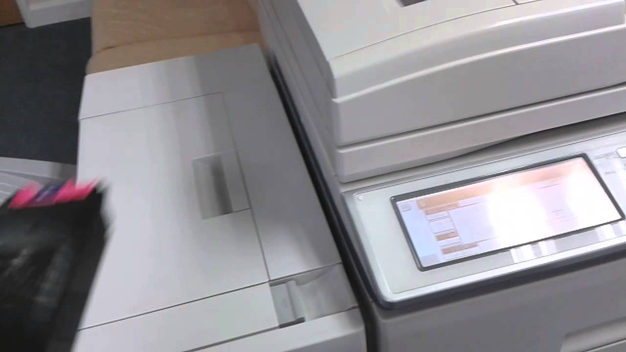 Sharp Mx Changing Toner Youtube
