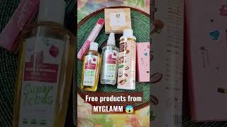 FREE products from MYGLAMM #shorts #affordanything #makeup