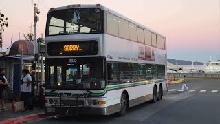 2002 Transbus Trident Double Deck Bus - BC Transit Victoria Bus 9032 - Route 70