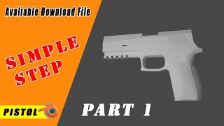 (Part 1) 3D Gun Tutorial | Blender 2.9