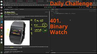 Leetcode Daily Challenge 401. Binary Watch #python #dsa