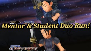 Mentor \u0026 Student Fight Together! Zack \u0026 Angeal Run Act 4 Chapter 8 Pt1 RE-SHINRYU [DFFOO JP]