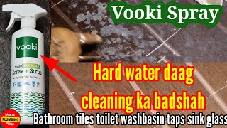 Vooki Spray and Scrub | Bathroom tiles cleaner | toilet and taps cleaner