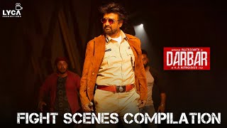 Darbar Movie Scene | Fight Scenes Compilation | Rajinikanth | Nayanthara | AR Murugadoss | Lyca