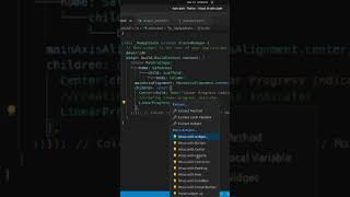 Linear Progress Indicator Or Linear Loader in Flutter #shorts