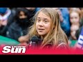 COP26: Greta Thunberg sweary speech at Govan's Festival Park student rally