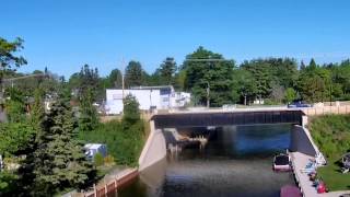 The Indian River in Cheboygan County Michigan
