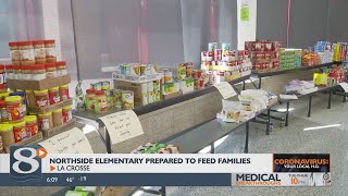 Northside Elementary in La Crosse helping feed kids during school closure