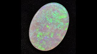 2.96 cts Australian Solid Opal Cut Stone, Lightning Ridge