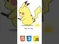 Pikachu Animation Using HTML, CSS & JavaScript | Frontend Project