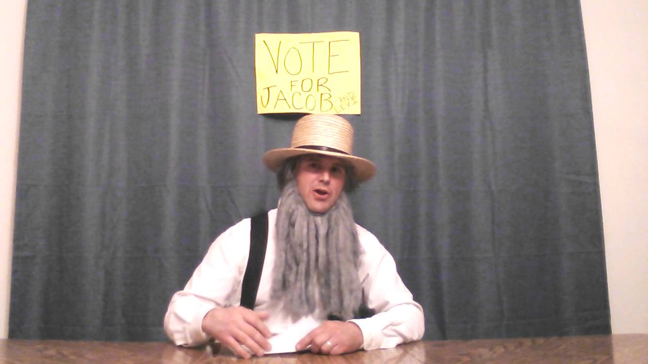 An Amish President? Vote For Jacob! - YouTube