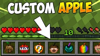 Minecraft But There are CUSTOM APPLES...