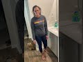 husband uses leaf blower to surprise wife brushing teeth viralhog