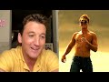 Miles Teller REACTS to Shirtless 'Top Gun' Dancing GIF Going Viral (Exclusive)