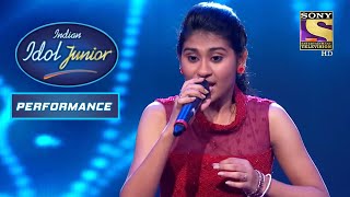 Nithyashree से क्यों तंग आ चुके हैं Vishal? | Indian Idol Junior | Performance
