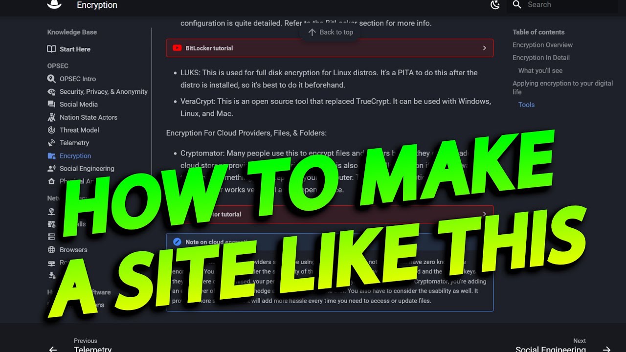 Step By Step Guide To Making An Mkdocs Material Website Youtube