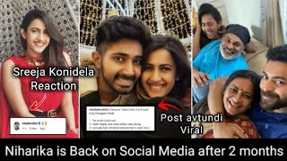 Niharika Konidela First Instagram post after her two months of Social Media break / Sreeja Reaction