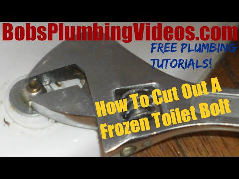 How To Cut Out a Toilet Flange Bolt How To Cut Out a Toilet Flange Bolt