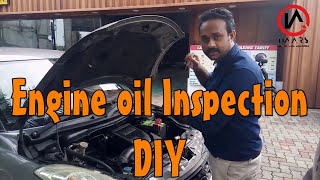 എഞ്ചിൻ ഓയിൽ എങ്ങനെ സ്വന്തമായി ചെക്ക് ചെയ്യാം Engine oil level check - DIY Malayalam