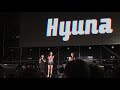 【fancam】190706 hyuna 2019 beer rock festival full ver