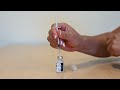 how to use insulin bottle injection for diabetes