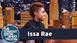 Issa Rae Got Awkward Meeting Jimmy Backstage