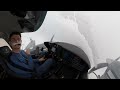 1000 Mile Day Part 2 - Turbulence, Icing and Strong Winds. DA42, Billund to Helsinki - ATC Audio