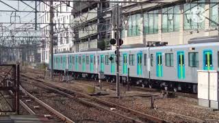 西武40000系　40163F　甲種輸送　DD200牽引　尼崎通過