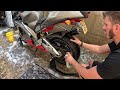 Barn Find Motorcycle project - 2002 Aprilia RSV abandoned for 8 years outside!