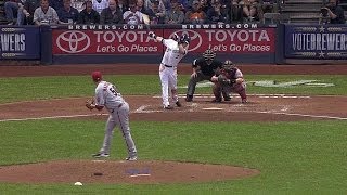 ARI@MIL: Marshall records his first career strikeout